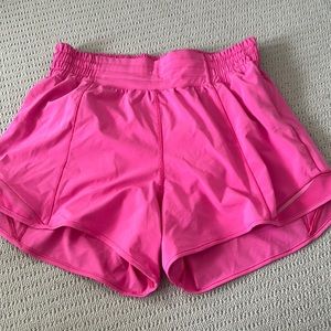 Lululemon Hotty Hot Sonic Pink Shorts